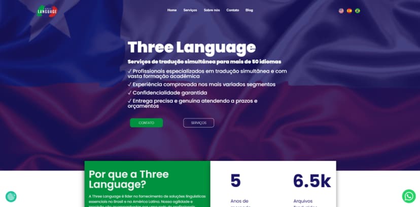 Imagem do Projeto: Three Language